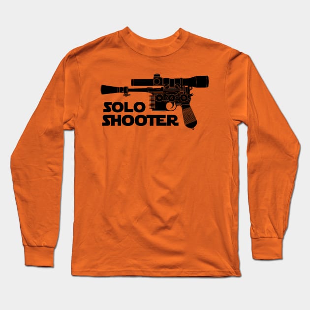 SOLO SHOOTER Long Sleeve T-Shirt by DistractedGeek